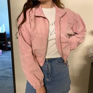 BDG Urban Outfitters Pink Denim Jacket